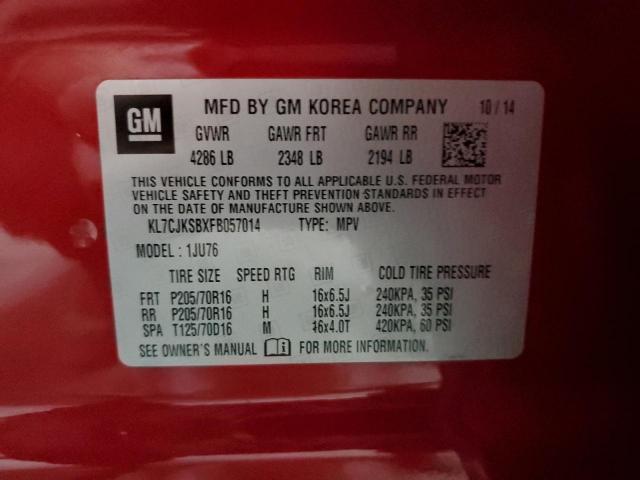 Chevrolet Trax Ls Image 9