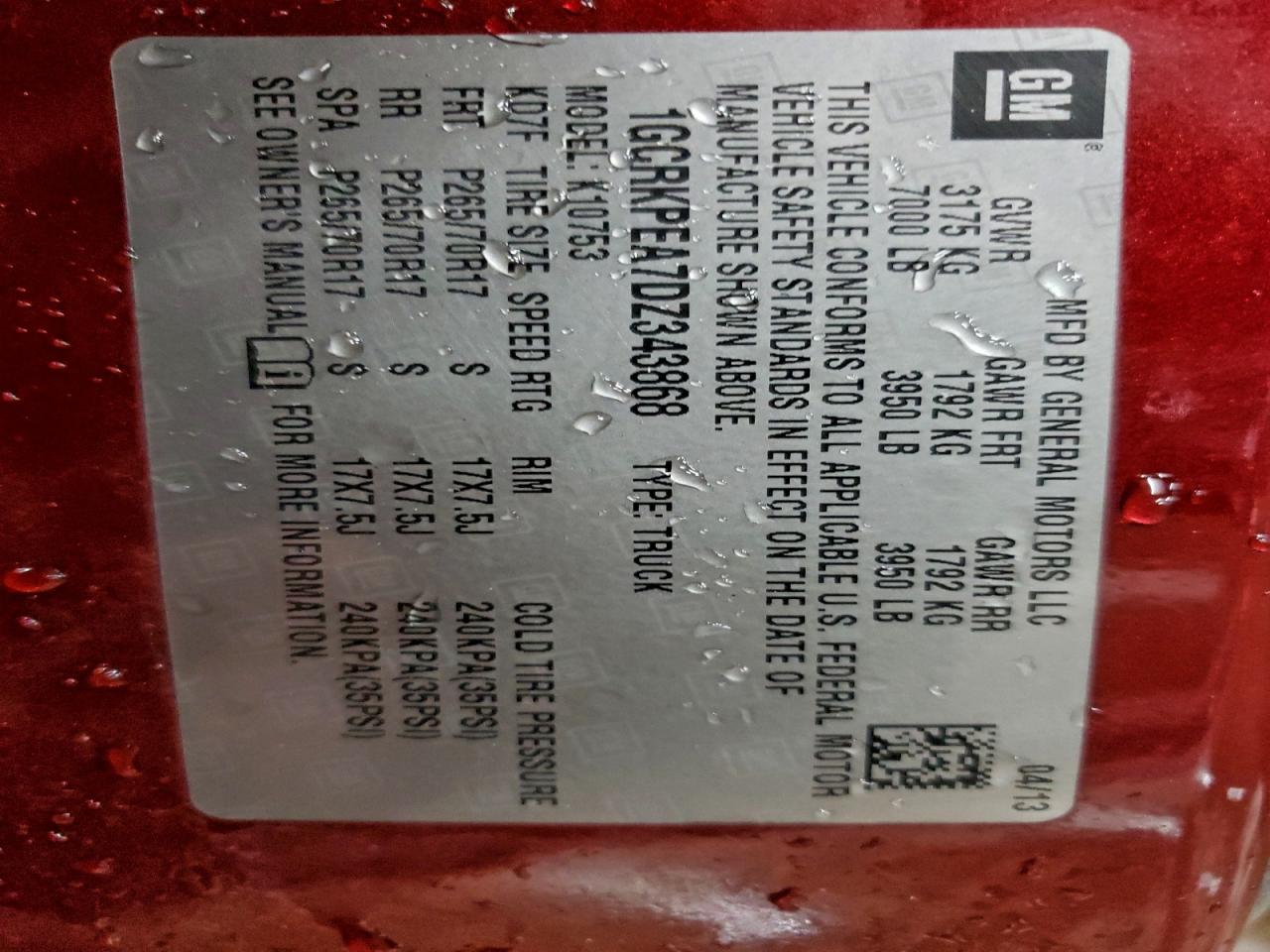 Chevrolet Silverado K1500 Image 12