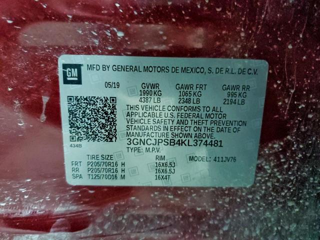 Chevrolet Trax 1lt Image 8