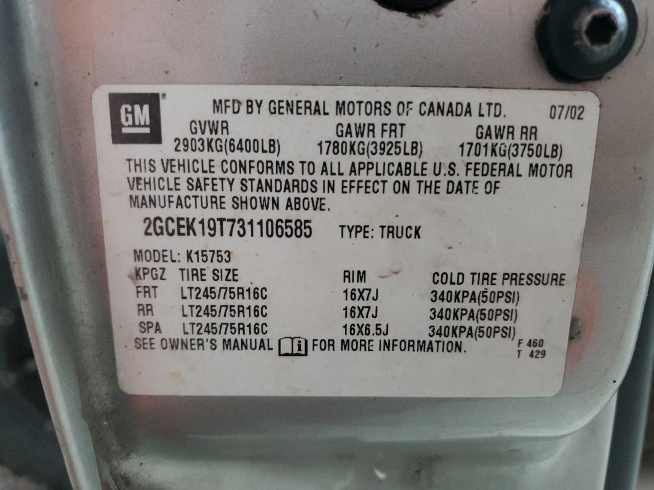 Chevrolet Silverado K1500 Image 13