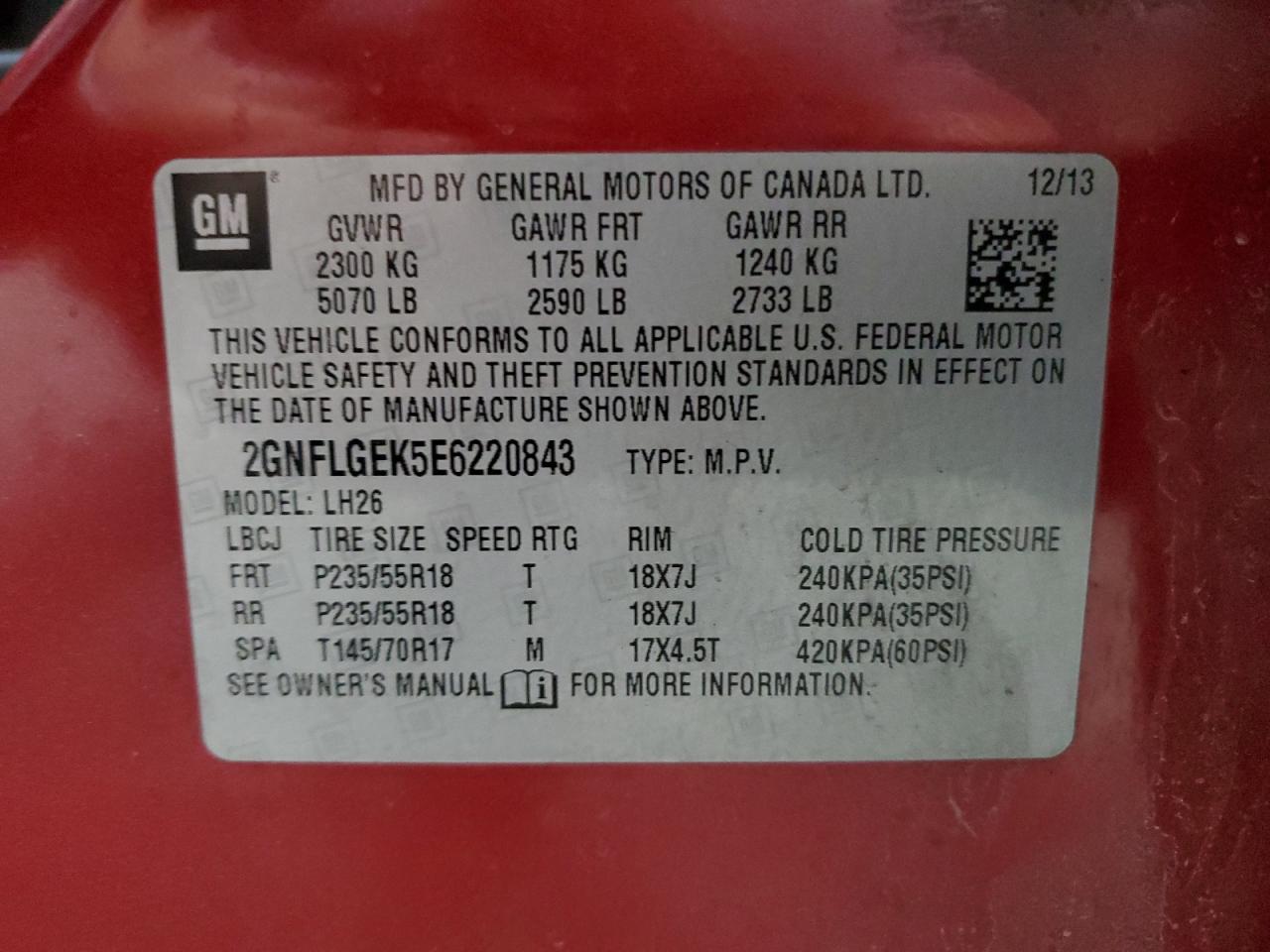 Chevrolet Equinox Lt Image 8