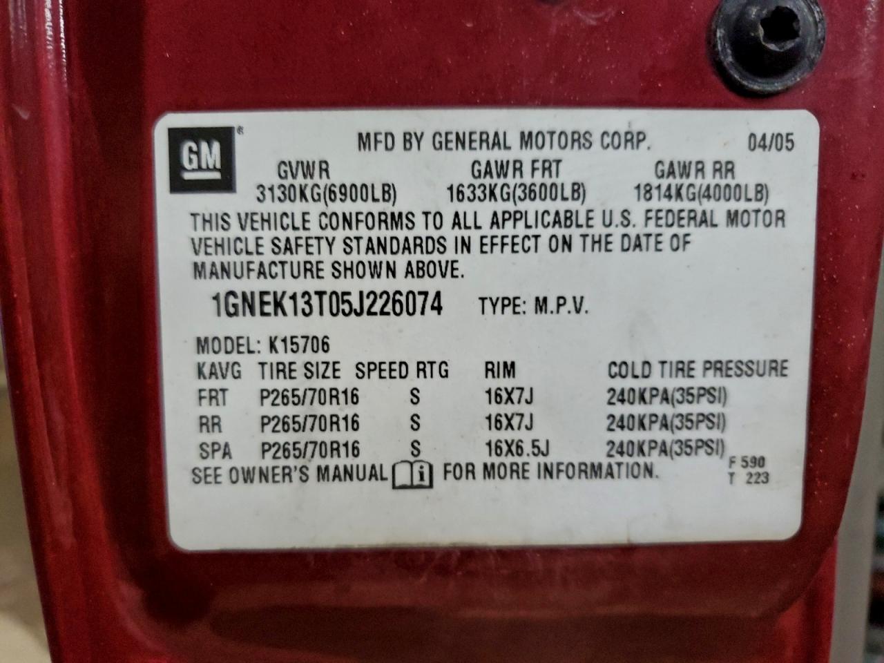 Chevrolet Tahoe K1500 Image 6