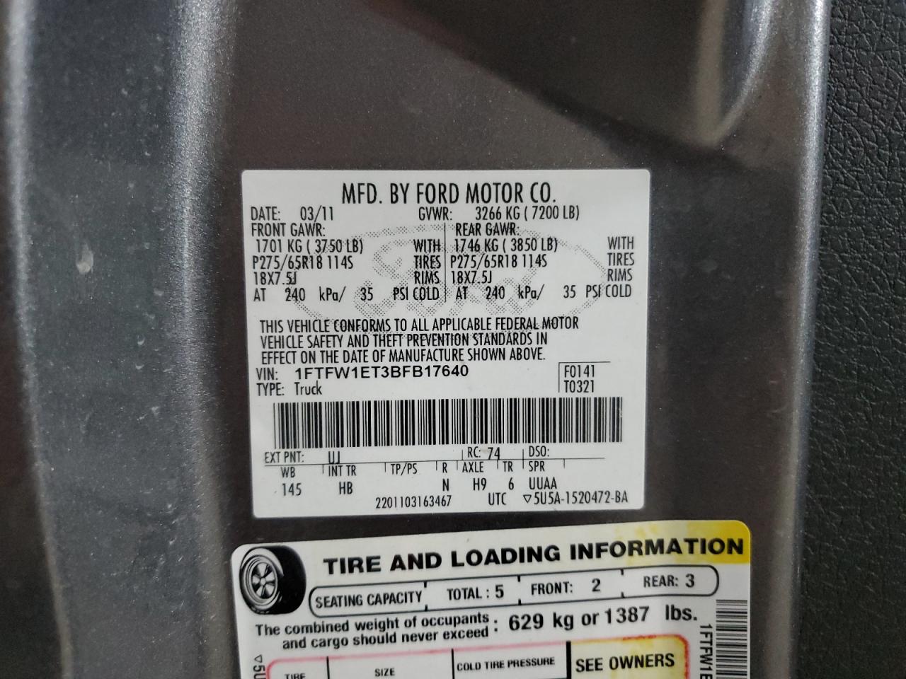 Ford F-150 Supercrew Image 8