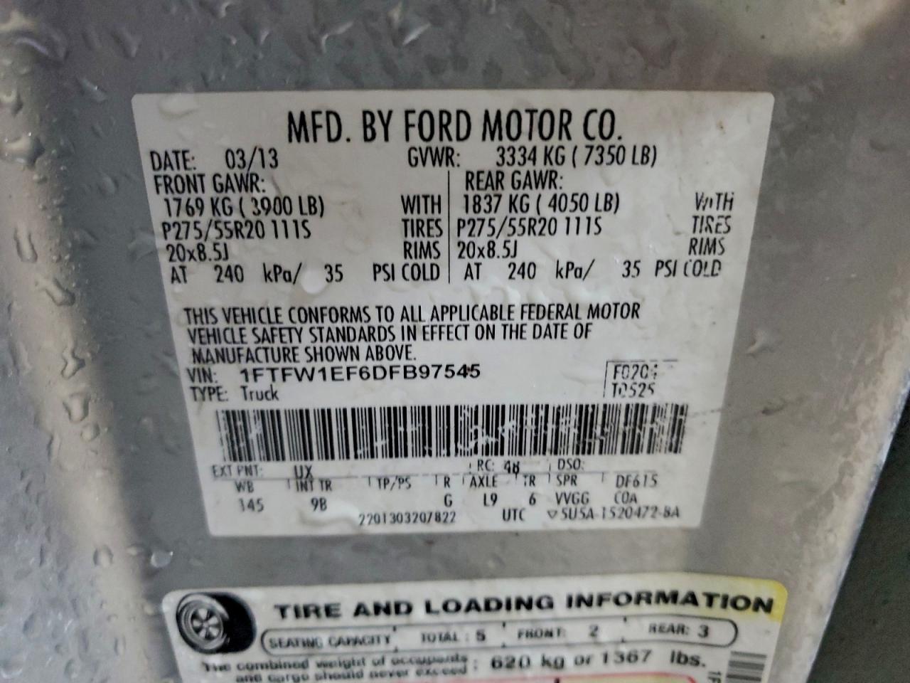 Ford F-150 Supercrew Image 7